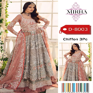 3Pcs Aisha Imran Party Wear Suit