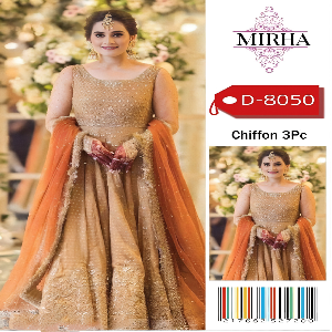 3Pcs Minal Khan Wedding Dress